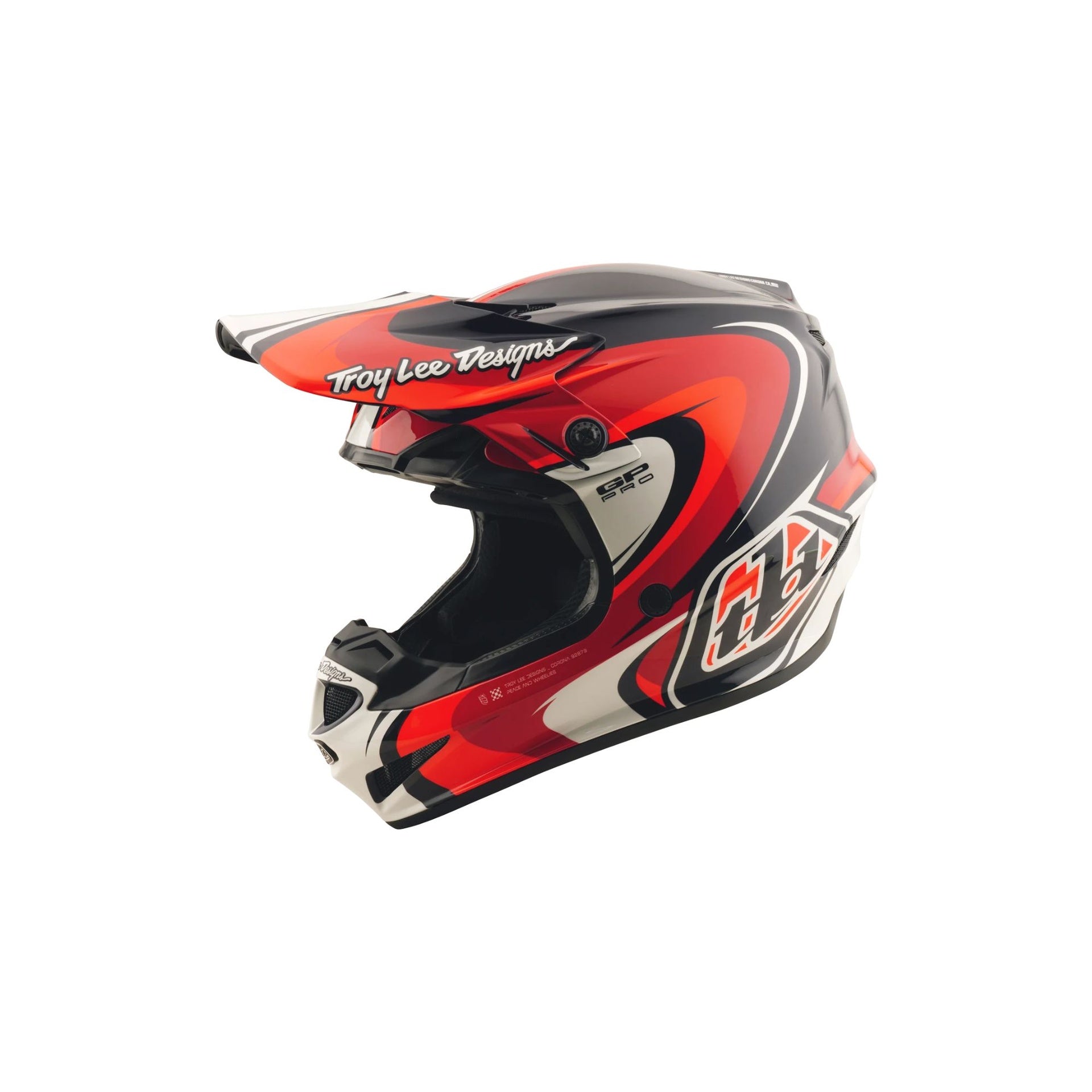 Youth Gp Pro Helmet; Crossover Black / Red